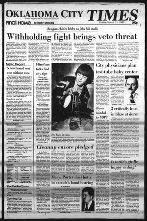 Oklahoma City Times (Oklahoma City, Okla.), Vol. 94, No. 16, Ed. 1 Friday, March 11, 1983