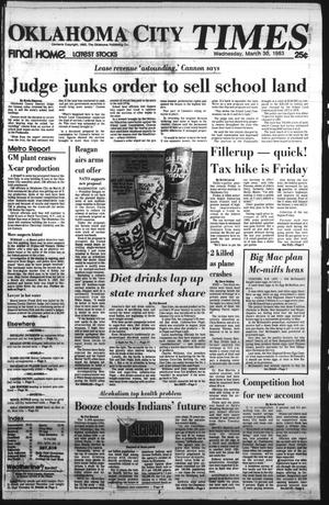 Oklahoma City Times (Oklahoma City, Okla.), Vol. 94, No. 32, Ed. 1 Wednesday, March 30, 1983