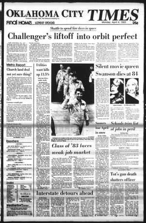 Oklahoma City Times (Oklahoma City, Okla.), Vol. 94, No. 36, Ed. 1 Monday, April 4, 1983
