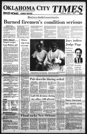 Oklahoma City Times (Oklahoma City, Okla.), Vol. 94, No. 39, Ed. 1 Thursday, April 7, 1983