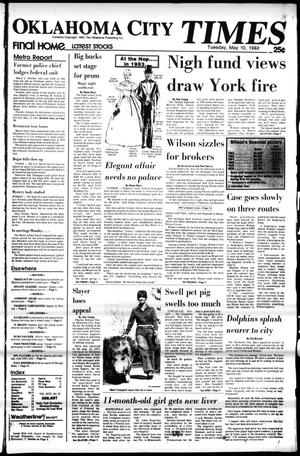 Oklahoma City Times (Oklahoma City, Okla.), Vol. 94, No. 67, Ed. 1 Tuesday, May 10, 1983