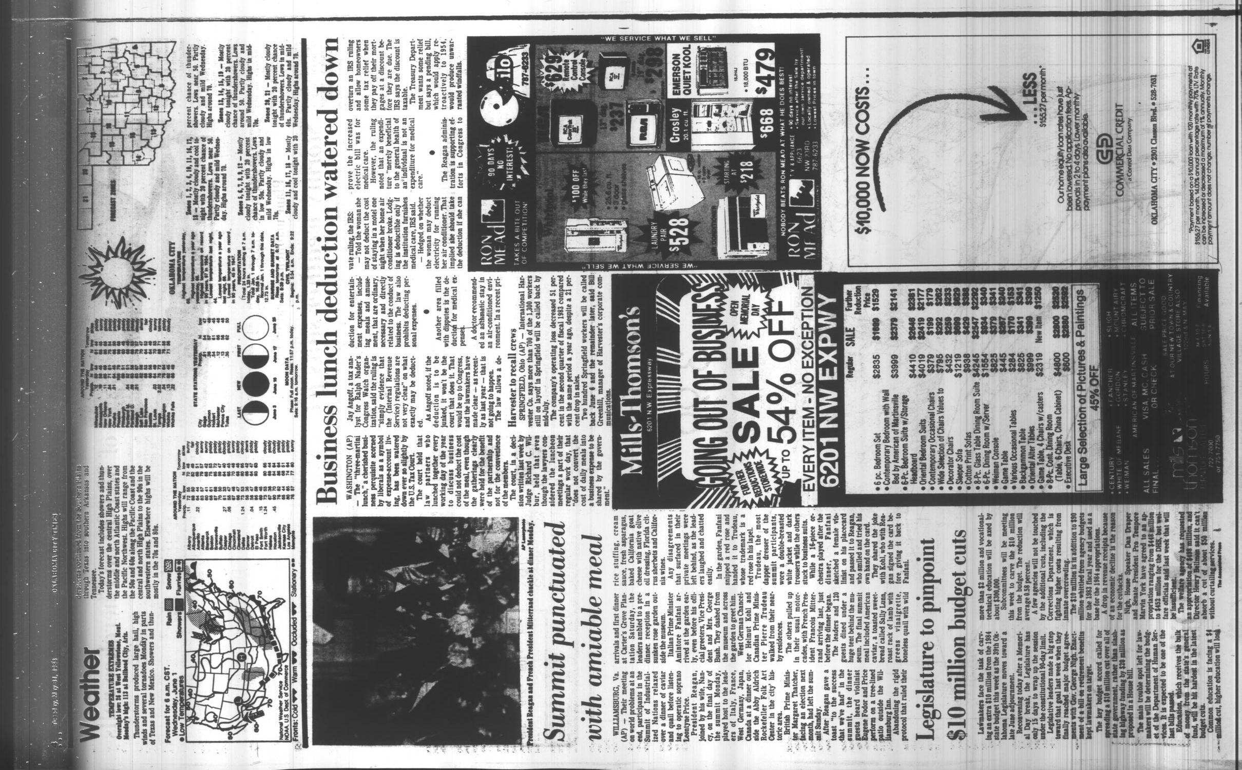 Oklahoma City Times (Oklahoma City, Okla.), Vol. 94, No. 85, Ed. 2 Tuesday, May 31, 1983
                                                
                                                    [Sequence #]: 4 of 15
                                                