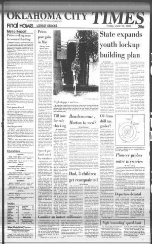 Primary view of object titled 'Oklahoma City Times (Oklahoma City, Okla.), Vol. 94, No. 94, Ed. 1 Friday, June 10, 1983'.