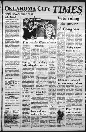 Oklahoma City Times (Oklahoma City, Okla.), Vol. 94, No. 105, Ed. 1 Thursday, June 23, 1983