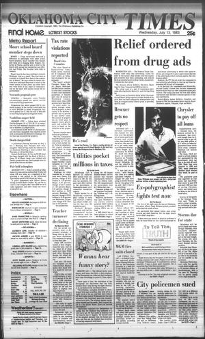 Oklahoma City Times (Oklahoma City, Okla.), Vol. 94, No. 122, Ed. 1 Wednesday, July 13, 1983