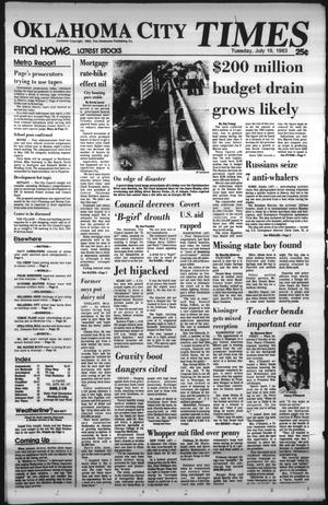 Oklahoma City Times (Oklahoma City, Okla.), Vol. 94, No. 127, Ed. 1 Tuesday, July 19, 1983