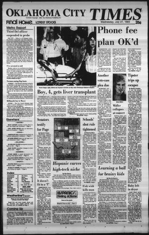 Oklahoma City Times (Oklahoma City, Okla.), Vol. 94, No. 134, Ed. 1 Wednesday, July 27, 1983