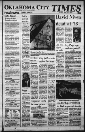 Oklahoma City Times (Oklahoma City, Okla.), Vol. 94, No. 136, Ed. 1 Friday, July 29, 1983