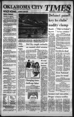 Oklahoma City Times (Oklahoma City, Okla.), Vol. 94, No. 152, Ed. 1 Wednesday, August 17, 1983