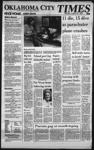 Oklahoma City Times (Oklahoma City, Okla.), Vol. 94, No. 156, Ed. 1 Monday, August 22, 1983