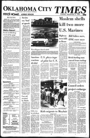 Oklahoma City Times (Oklahoma City, Okla.), Vol. 94, No. 169, Ed. 1 Tuesday, September 6, 1983