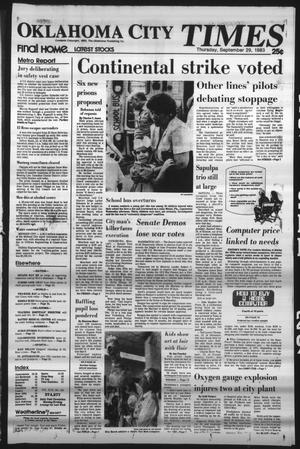 Primary view of object titled 'Oklahoma City Times (Oklahoma City, Okla.), Vol. 94, No. 189, Ed. 1 Thursday, September 29, 1983'.