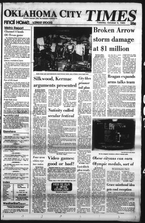 Oklahoma City Times (Oklahoma City, Okla.), Vol. 94, No. 193, Ed. 1 Tuesday, October 4, 1983