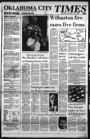 Oklahoma City Times (Oklahoma City, Okla.), Vol. 94, No. 198, Ed. 1 Monday, October 10, 1983