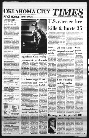 Oklahoma City Times (Oklahoma City, Okla.), Vol. 94, No. 217, Ed. 1 Tuesday, November 1, 1983