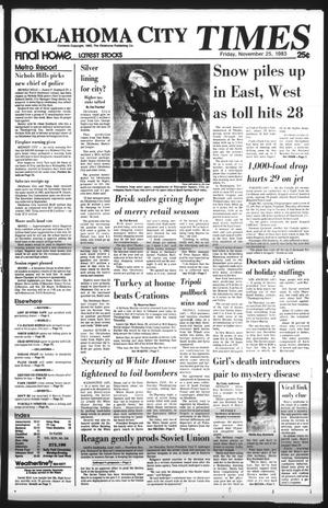 Oklahoma City Times (Oklahoma City, Okla.), Vol. 94, No. 238, Ed. 1 Friday, November 25, 1983
