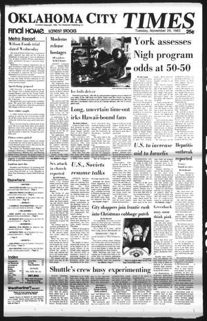 Oklahoma City Times (Oklahoma City, Okla.), Vol. 94, No. 241, Ed. 1 Tuesday, November 29, 1983