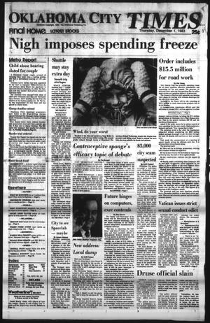 Oklahoma City Times (Oklahoma City, Okla.), Vol. 94, No. 243, Ed. 1 Thursday, December 1, 1983