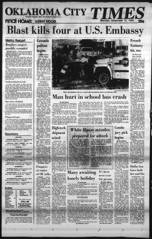 Oklahoma City Times (Oklahoma City, Okla.), Vol. 94, No. 252, Ed. 1 Monday, December 12, 1983