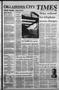 Thumbnail image of item number 1 in: 'Oklahoma City Times (Oklahoma City, Okla.), Vol. 94, No. 290, Ed. 1 Wednesday, January 25, 1984'.