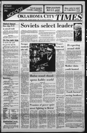 Oklahoma City Times (Oklahoma City, Okla.), Vol. 94, No. 306, Ed. 2 Monday, February 13, 1984