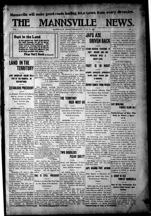 The Mannsville News. (Mannsville, Indian Terr.), Vol. 1, No. 3, Ed. 1 Friday, July 15, 1904