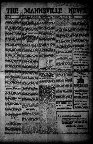The Mannsville News. (Mannsville, Indian Terr.), Vol. 3, No. 46, Ed. 1 Friday, May 17, 1907