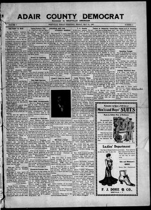 Adair County Democrat (Westville, Indian Terr.), Vol. 7, No. 2, Ed. 1 Friday, May 31, 1907