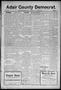Newspaper: Adair County Democrat. (Westville, Okla.), Vol. 9, No. 48, Ed. 1 Frid…