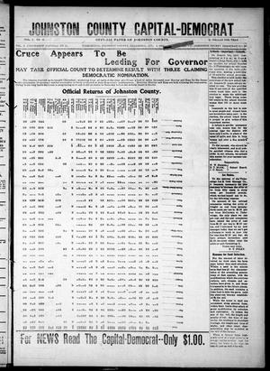 Johnston County Capital-Democrat (Tishomingo, Okla.), Vol. 10, No. 11, Ed. 1 Thursday, August 4, 1910