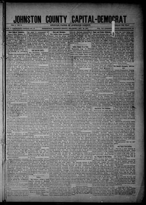 Johnston County Capital-Democrat (Tishomingo, Okla.), Vol. 10, No. 13, Ed. 1 Thursday, August 18, 1910