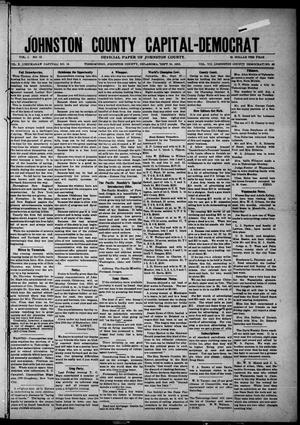 Johnston County Capital-Democrat (Tishomingo, Okla.), Vol. 10, No. 19, Ed. 1 Thursday, September 29, 1910