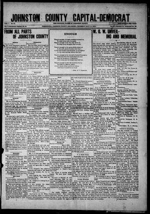 Primary view of object titled 'Johnston County Capital-Democrat (Tishomingo, Okla.), Vol. 10, No. 51, Ed. 1 Thursday, May 11, 1911'.