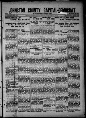 Johnston County Capital-Democrat (Tishomingo, Okla.), Vol. 11, No. 12, Ed. 1 Thursday, August 10, 1911