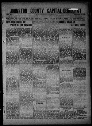 Primary view of object titled 'Johnston County Capital-Democrat (Tishomingo, Okla.), Vol. 11, No. 19, Ed. 1 Thursday, September 28, 1911'.