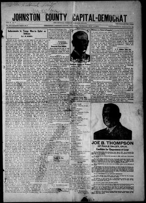 Johnston County Capital-Democrat (Tishomingo, Okla.), Vol. 12, No. 7, Ed. 1 Thursday, July 4, 1912