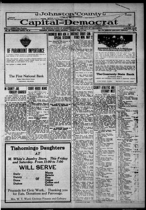 Johnston County Capital-Democrat (Tishomingo, Okla.), Vol. 12, No. 40, Ed. 1 Thursday, April 14, 1921
