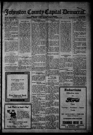 Primary view of object titled 'Johnston County Capital Democrat. (Tishomingo, Okla.), Vol. 21, No. 15, Ed. 1 Thursday, December 4, 1924'.