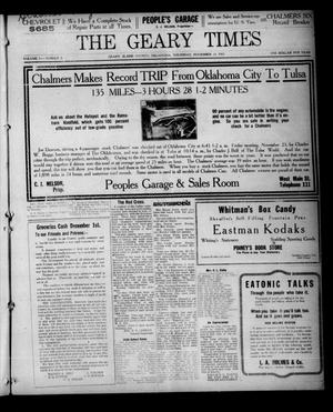The Geary Times (Geary, Okla.), Vol. 5, No. 5, Ed. 1 Thursday, November 29, 1917