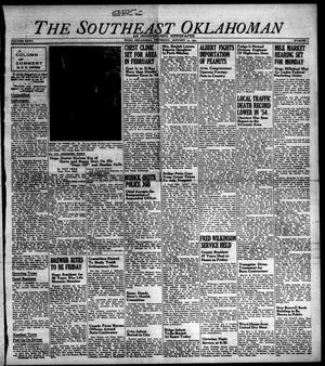 Primary view of object titled 'The Southeast Oklahoman (Hugo, Okla.), Vol. 35, No. 3, Ed. 1 Thursday, January 13, 1955'.