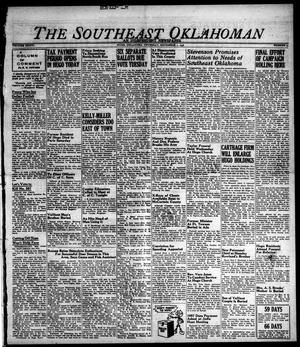 The Southeast Oklahoman (Hugo, Okla.), Vol. 36, No. 45, Ed. 1 Thursday, November 1, 1956