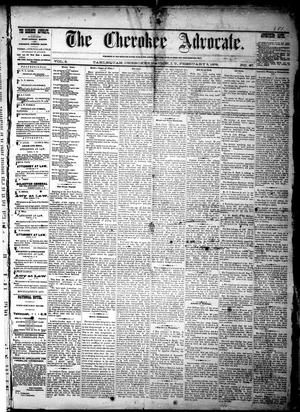 The Cherokee Advocate. (Tahlequah, Cherokee Nation, Indian Terr.), Vol. 2, No. 47, Ed. 1 Saturday, February 9, 1878