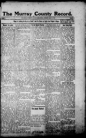 The Murray County Record. (Sulphur, Okla.), Vol. 1, No. 31, Ed. 1 Thursday, January 21, 1909