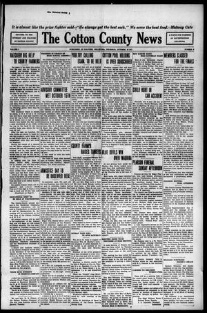 Primary view of object titled 'The Cotton County News (Walters, Okla.), Vol. 1, No. 6, Ed. 1 Thursday, October 22, 1931'.
