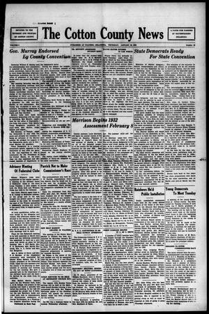 The Cotton County News (Walters, Okla.), Vol. 1, No. 20, Ed. 1 Thursday, January 28, 1932