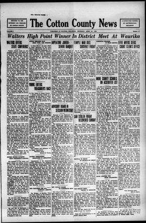 The Cotton County News (Walters, Okla.), Vol. 1, No. 33, Ed. 1 Thursday, April 28, 1932
