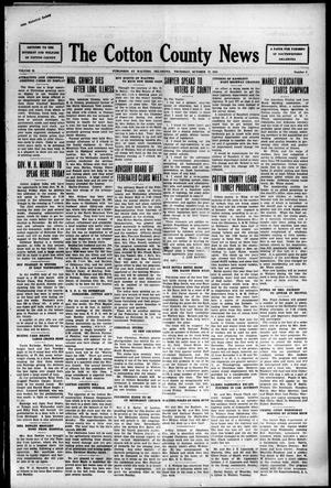 The Cotton County News (Walters, Okla.), Vol. 2, No. 6, Ed. 1 Thursday, October 27, 1932