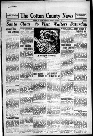 The Cotton County News (Walters, Okla.), Vol. 2, No. 14, Ed. 1 Thursday, December 22, 1932