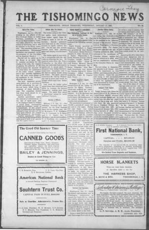 The Tishomingo News (Tishomingo, Indian Terr.), Vol. 3, No. 22, Ed. 1 Wednesday, January 17, 1906