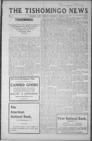 The Tishomingo News (Tishomingo, Indian Terr.), Vol. 3, No. 25, Ed. 1 Wednesday, February 7, 1906